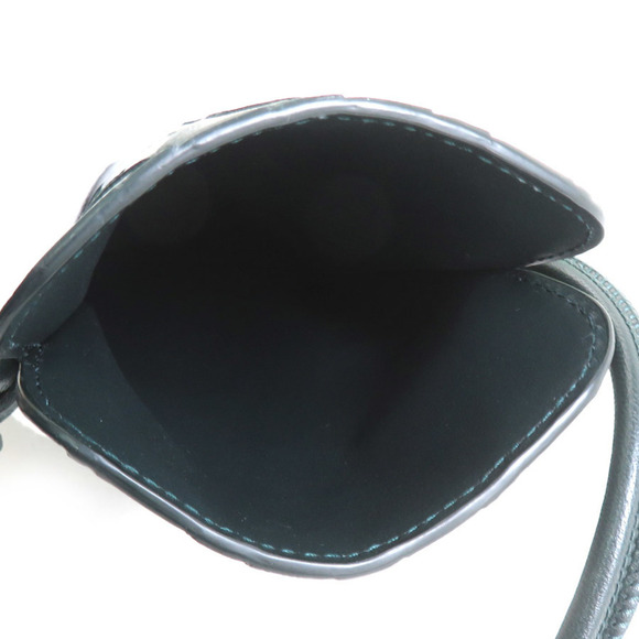 BOTTEGA VENETA Green Leather Intrecciato Shoulder Bag - Picture 3 of 5